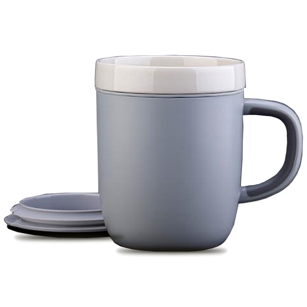 Sky Ceramic Suction Mug